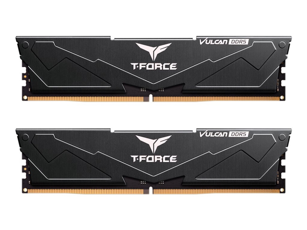 Team Group T-Force Vulcan DDR5-6000 - 32GB - CL30 - Dual Channel (2 pcs) - AMD EXPO & Intel XMP - Svart
