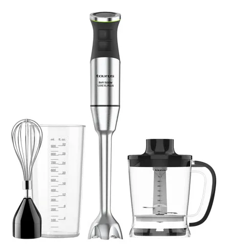 Taurus BAPI 1500 LUXE XL PLUS stavmixer 1500 W med iskrossfunktion, svart