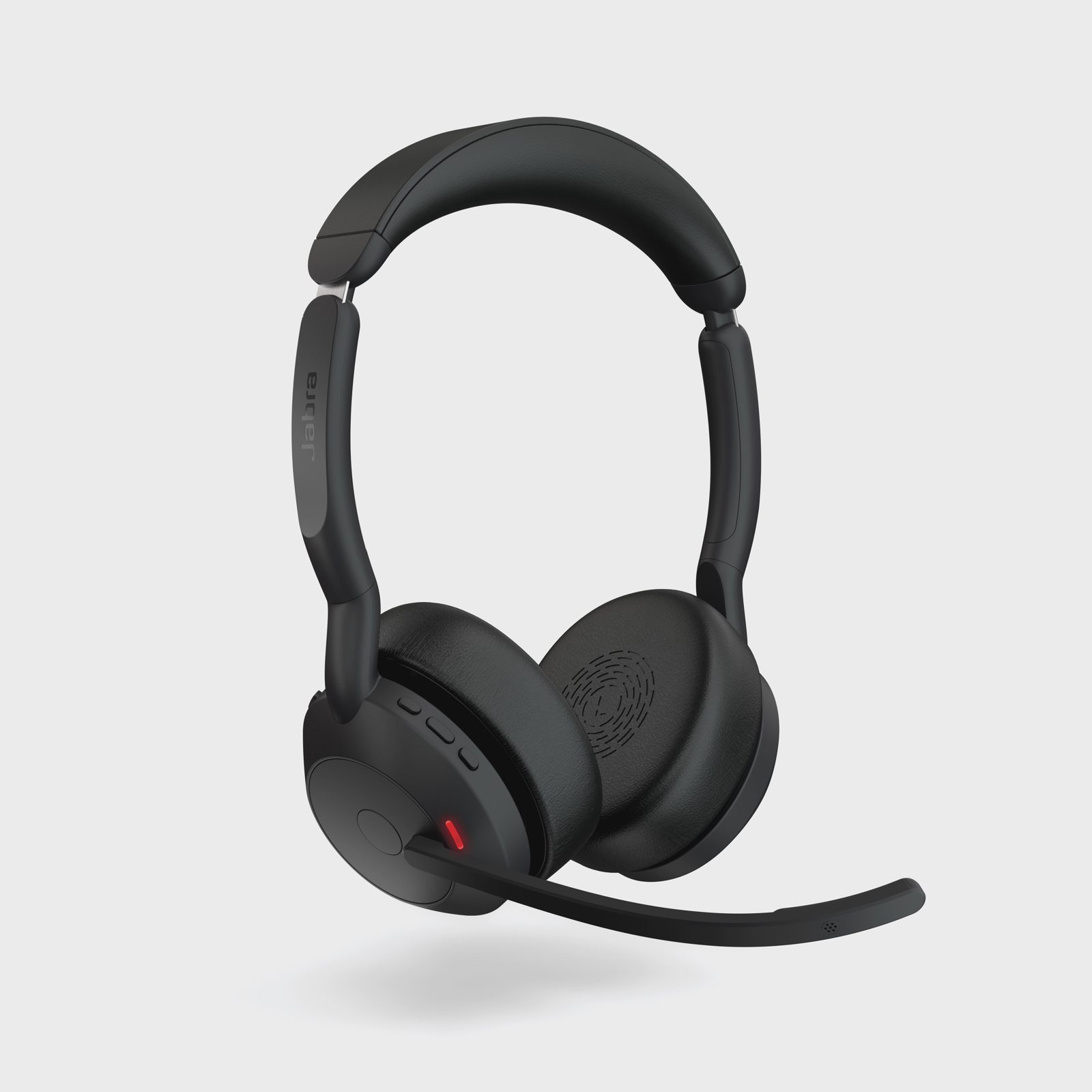 Jabra Evolve2 55 MS Link 380A Stereo trådlöst headset och laddningsställ