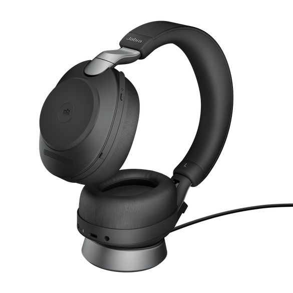 Jabra Evolve2 85 UC stereo headset, svart, bild 4