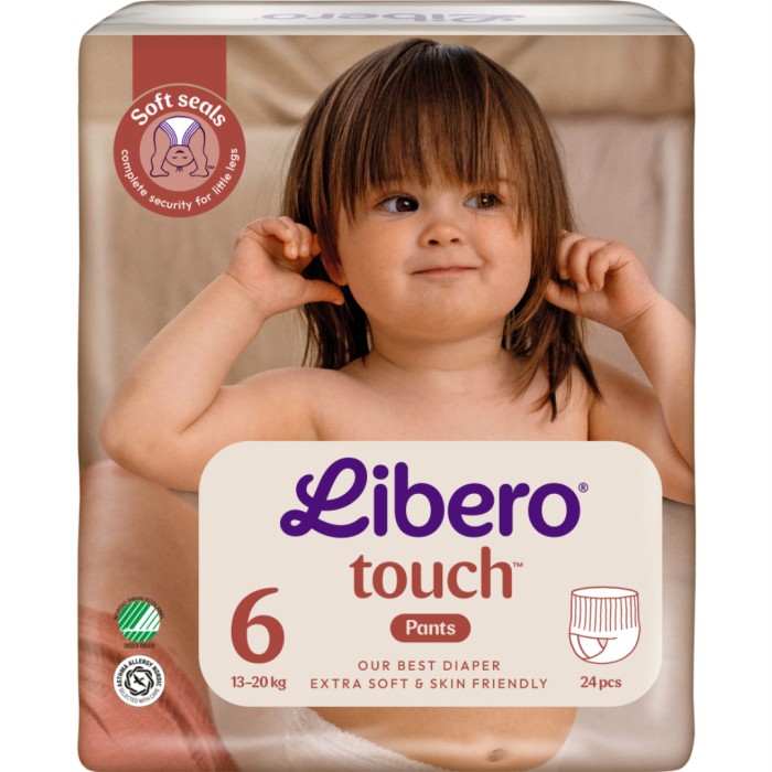 Libero Touch 6 Byxblöjor, 13-20 kg, 24 st