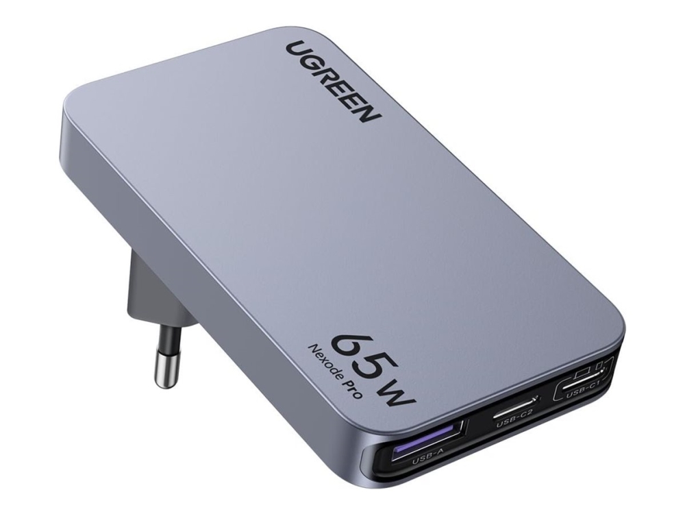 UGREEN Nexode Pro 65W 3-port Ultra-Slim USB-laddare