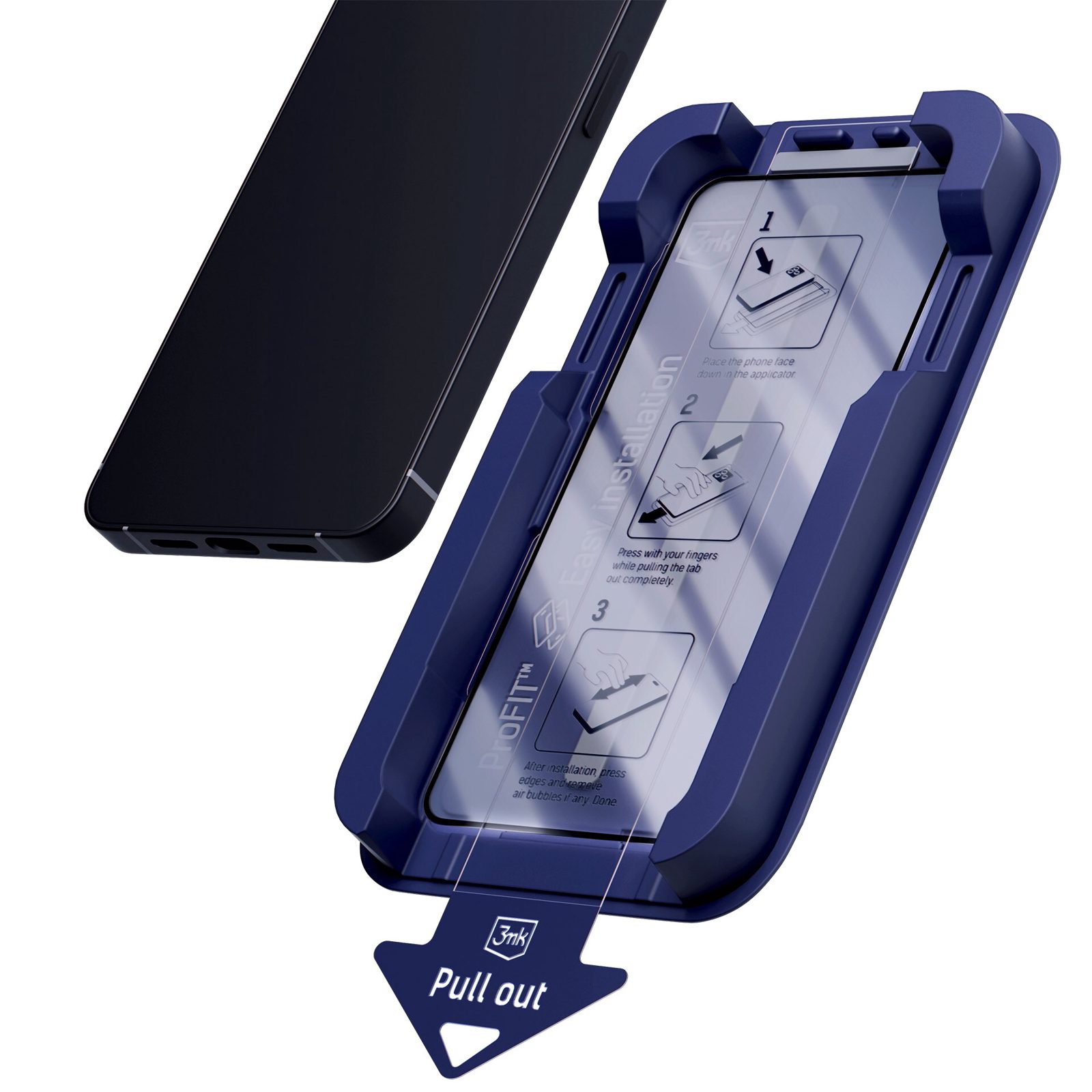3mk Hardglass Max Privacy – integritetsskyddande glas för iPhone 15–16, bild 5