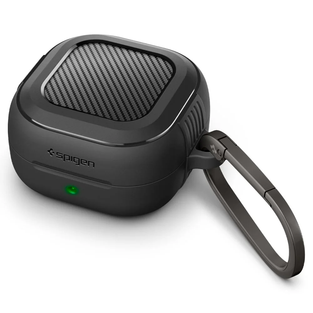 Spigen Rugged Armor - matte black - Samsung Galaxy Buds 4 Pro/4