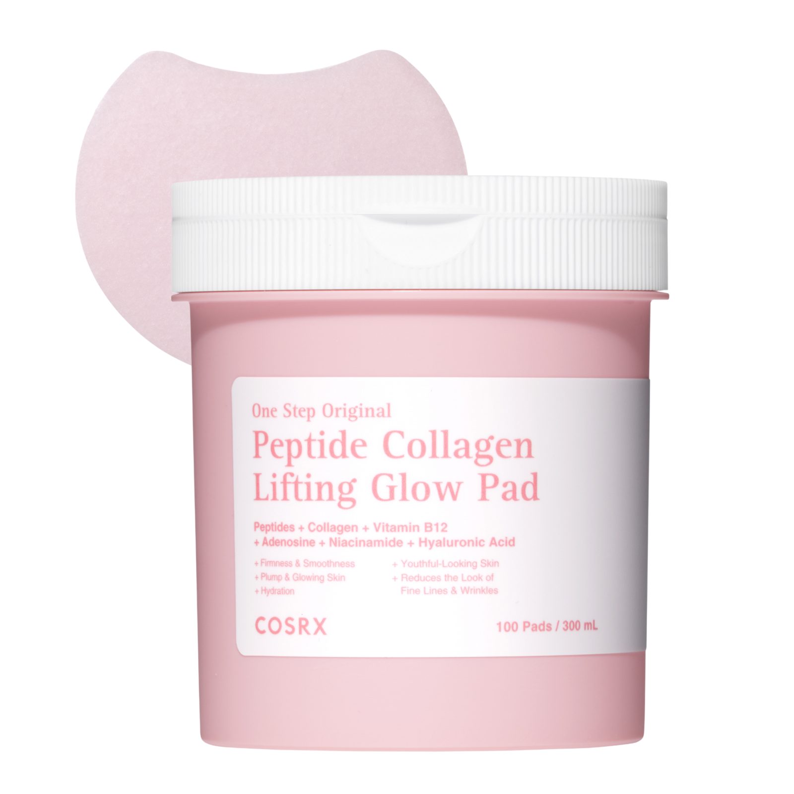 COSRX One Step Original Peptide Collagen Lifting Glow Pad Face Toner