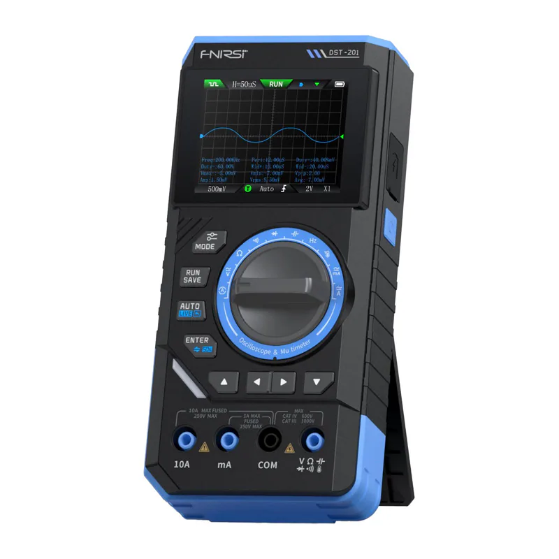 SigGen 3-i-1 FNIRSI DST-201 handhållen digital multimeter med oscilloskop