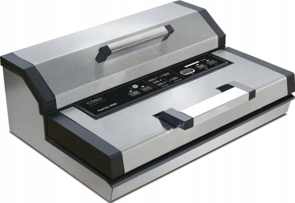 Caso FastVac 4000 vakuumförpackare, 350 W, temperaturreglering, rostfritt stål