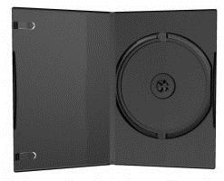 MediaRange - DVD-fodral - kapacitet: 6 CD/DVD - svart (paket om 50)