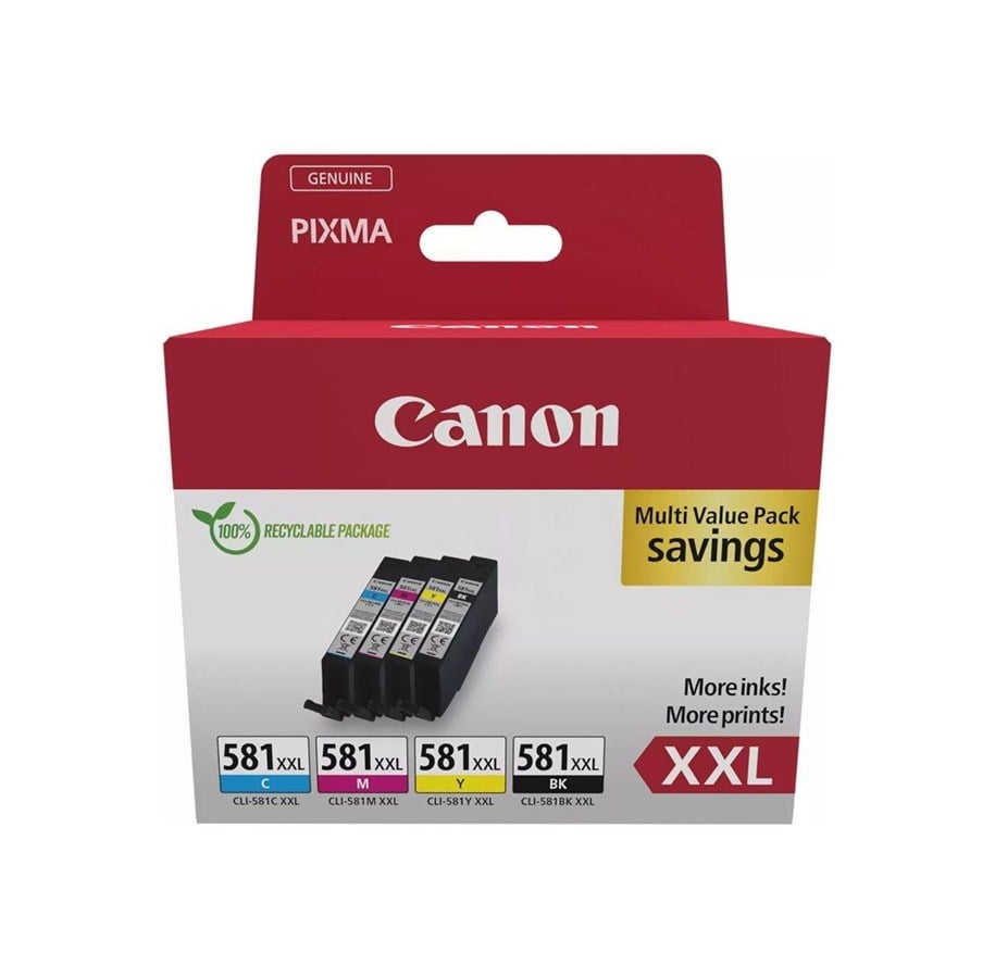 Canon CLI-581XXL BK/C/M/Y flerpack