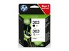 HP 303 2-pack svart/trefärg originalbläckpatroner, bild 2