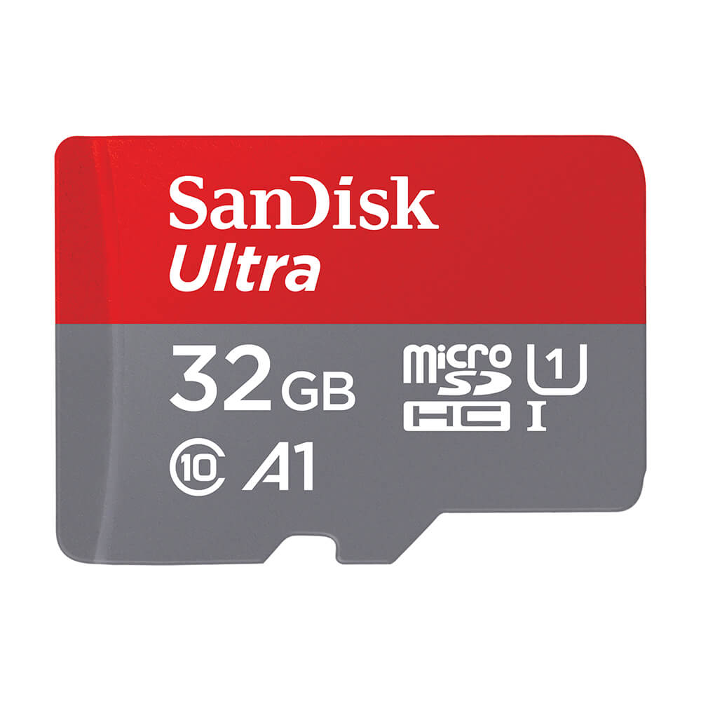 Micro Secure Digital SDHC 32 GB Sandisk Ultra, 120 MB/sek, Class 10, UHS-I 1, A1, inkl. SD-adapter, bild 5