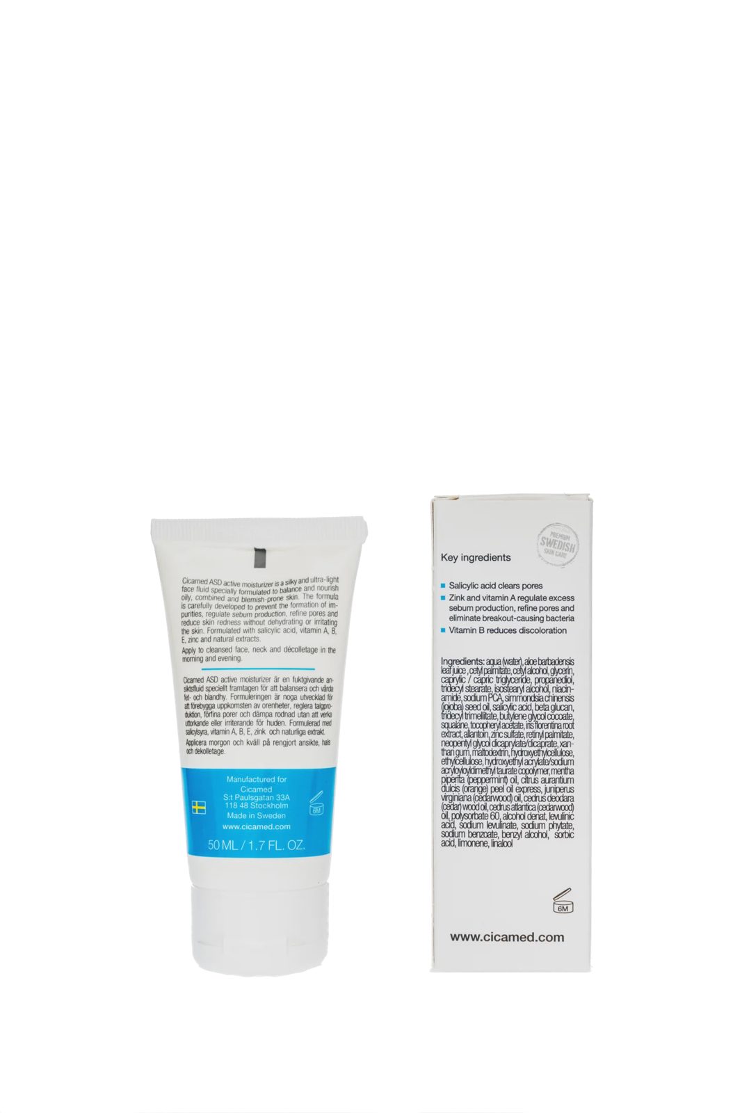 Cicamed ASD Clerar Skin ASD Active Moisturizer 50 ml, bild 3