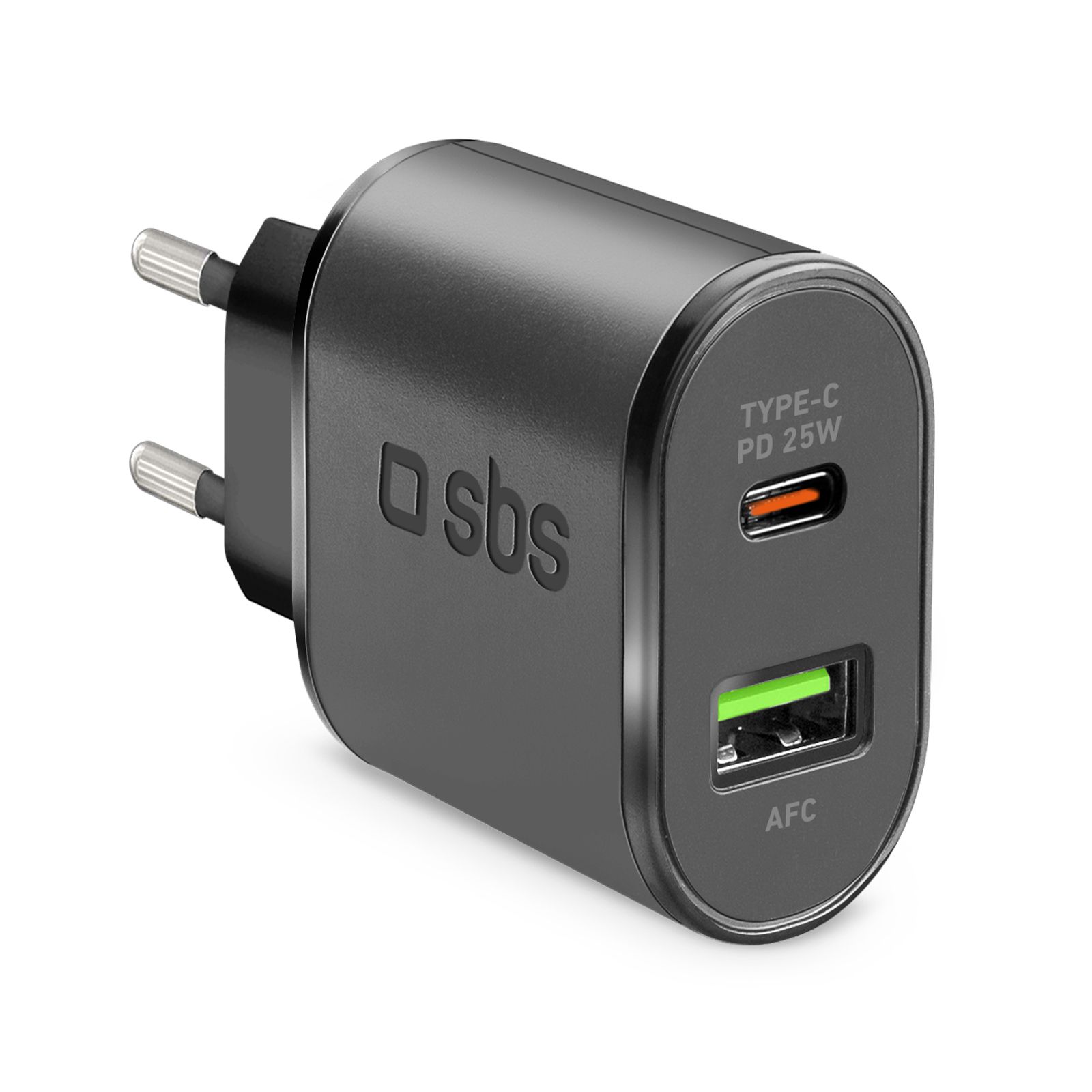 SBS TETRPD25W, inomhus, AC, 9 V, Svart