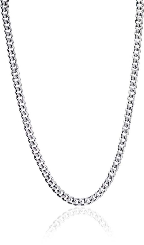 Blomdahl Silvery Coating Medium Link