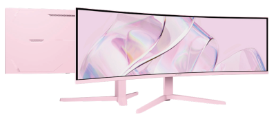 Arozzi Nova UWQHD | VA | 165 Hz | 49" gamingskärm (rosa), bild 2