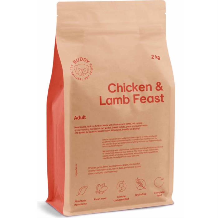 Buddy Pet Foods Chicken & Lamb Feast 2 kg