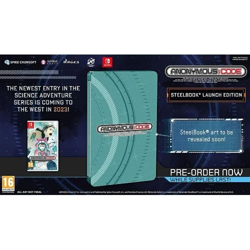 ANONYMOUS;CODE Steelbook Launch Edition