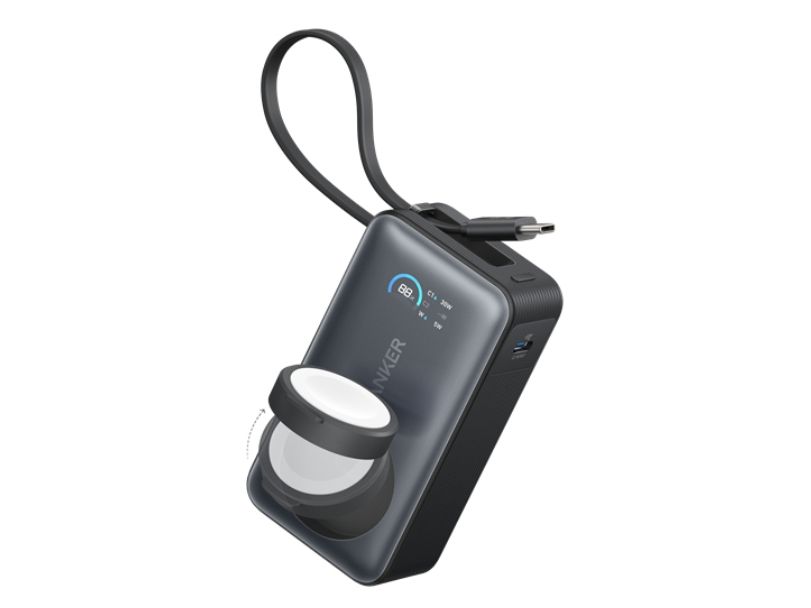Anker MagGo A1657H11 powerbank 35 W 10000 mAh trådlös laddning, svart
