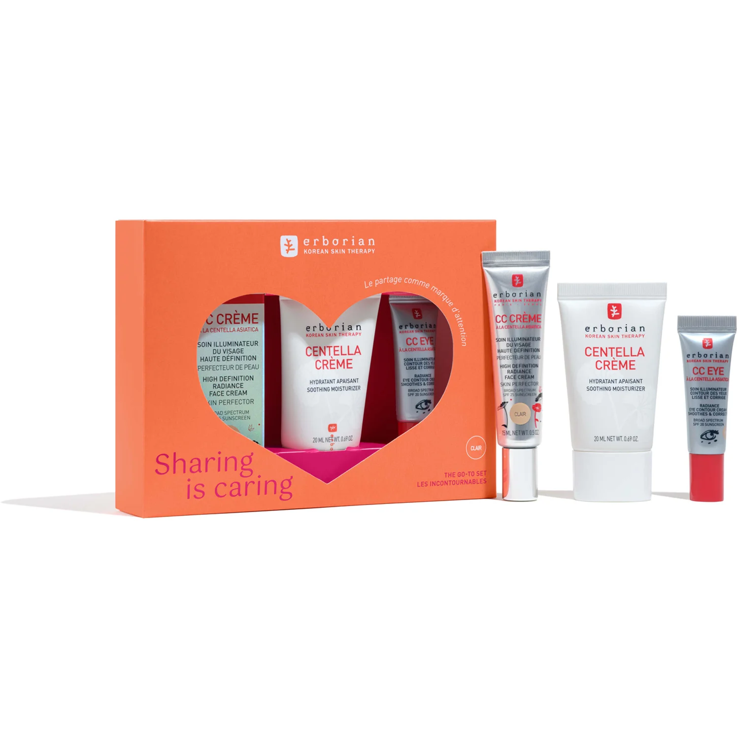 Erborian The Go-To Set - CC Routine x Centella Creme Clair 1 pcs