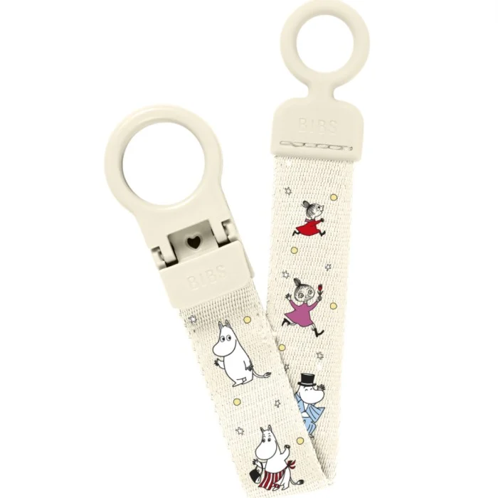 BIBS x Moomin Pacifier Clip Loop Ivory