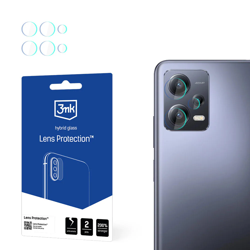Kameraglas till Xiaomi Redmi Note 12 Pro+ / Note 12 Pro 7H för 3mk-serien – linsskydd