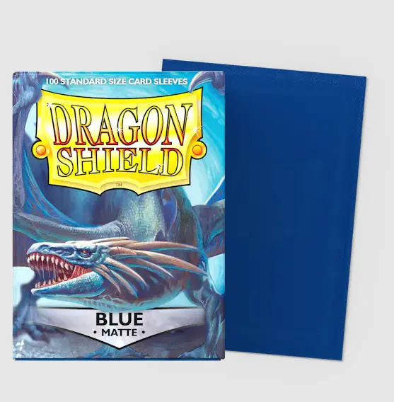 Dragon Shield Matte Sleeves Blue 63x88 mm (100 in box)