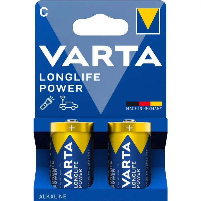 VARTA Longlife Power C-batteri, 2 st