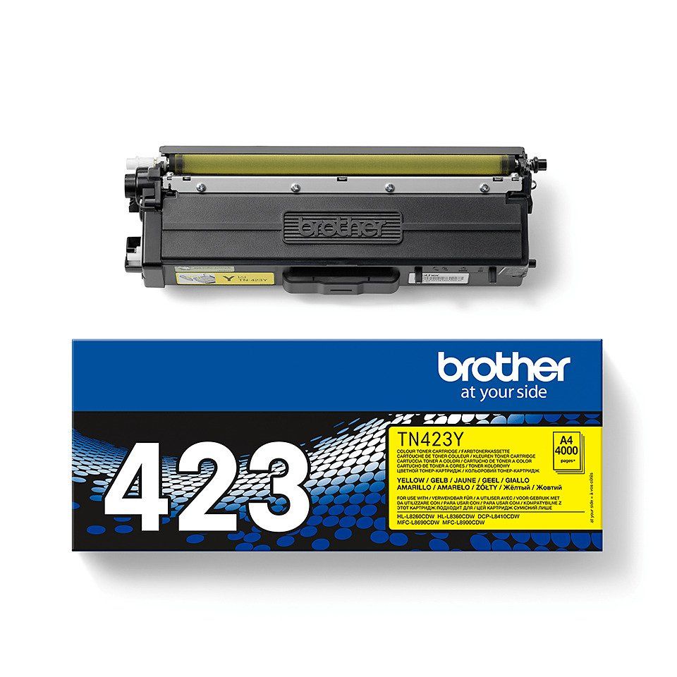 Brother TN423C gul toner, bild 2