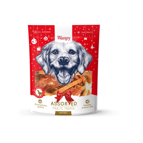 Wanpy - Mix chicken jerky Treats 300g - (WP89000)