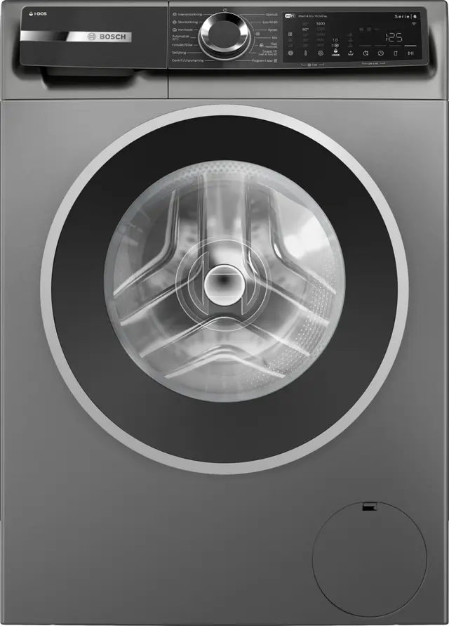 Bosch Serie 6 kombinerad tvättmaskin/torktumlare WNG254A1SN (10.5/6kg)