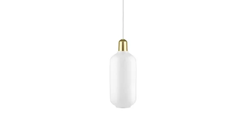 Normann Copenhagen - Amp Pendellampa - Large - Vit/Mässing, bild 3