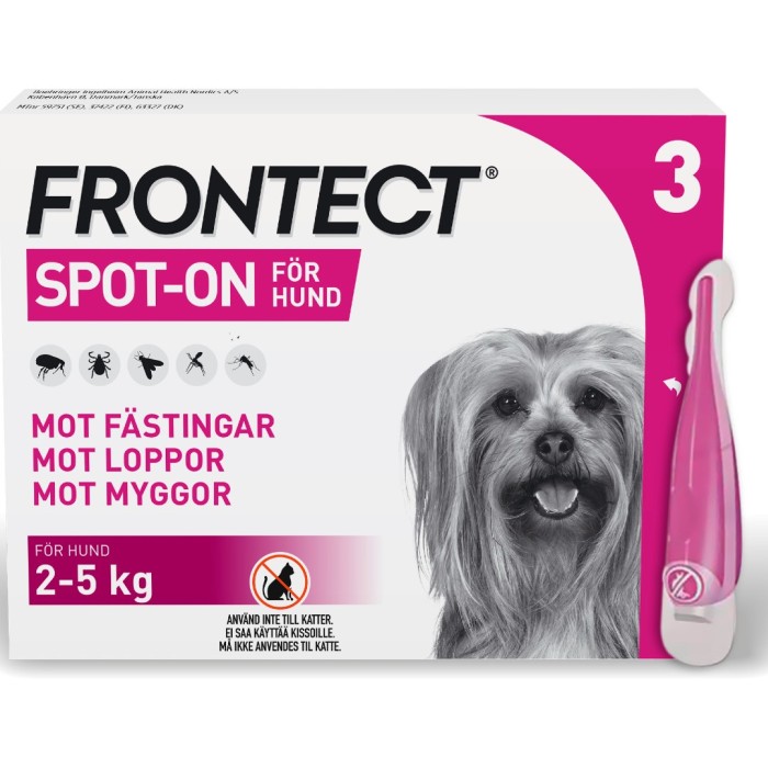 Frontect 2-5 kg, spot-on, lösning 3 x 0,5 ml