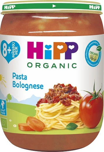 HiPP Pasta Bolognese 8M 190 g