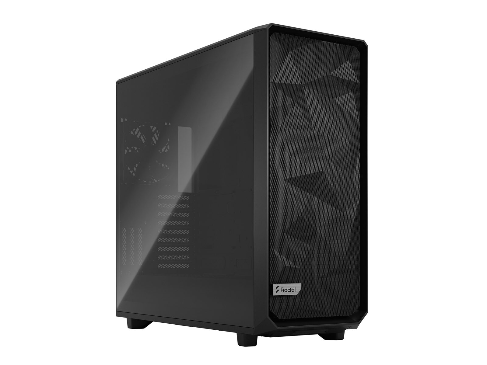Fractal Design Meshify 2 XL, ATX, Ljus TG, 3x140mm fläktar - Svart, bild 4