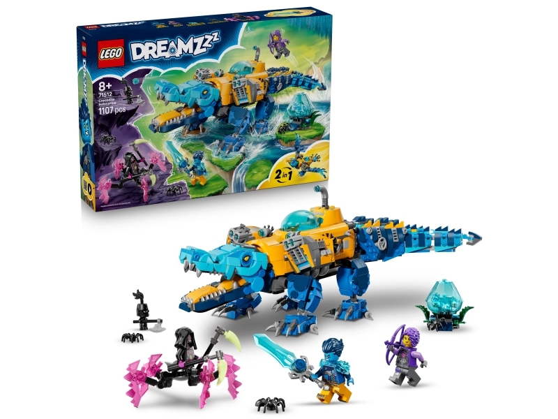 LEGO DREAMZzz Krokodilubåt 71512, bild 4