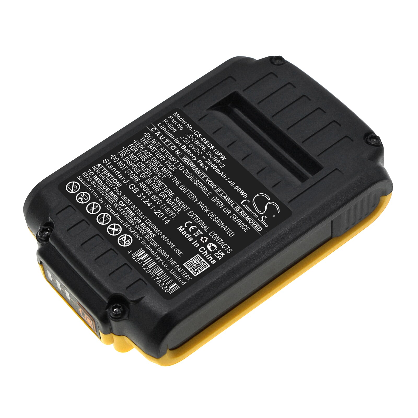 Batteri till Elverktyg för DeWalt 20V MAX, 60V MAX, 120V MAX m.fl., bild 3