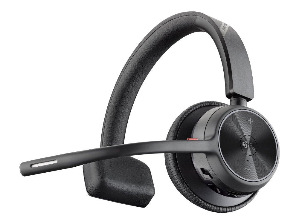 HP Poly Voyager 4310-M UC - Voyager 4300 UC series - headset - på örat - Bluetooth - trådlös - aktiv brusradering - svart