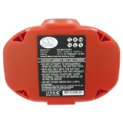 Batteri till Elverktyg för Makita 4334D, 4334DWA, 4334DWAE m.fl.