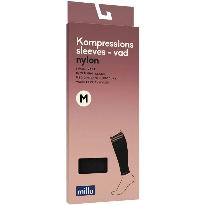 Millu Kompressionssleeves Vad Nylon M, 1 par