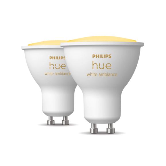 Philips Hue WA smart lampa 4.3W GU10 2 st