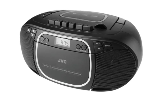 JVC RC-E451B, 1,6 kg, Svart, Bärbar CD-spelare