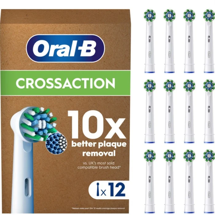 Oral-B Borsthuvuden Cross Action 12 pcs Letterbox