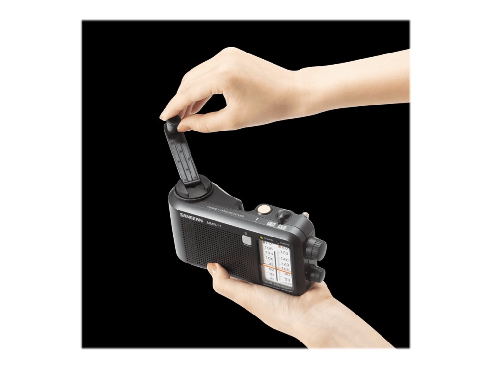 Sangean-MMR-77 - Personlig radio - 0.1 Watt - mattsvart