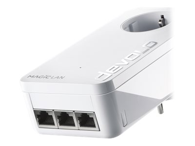 devolo Magic 2 LAN triple powerline-kit 2400 Mbit/s 3x Gigabit LAN, 2 adaptrar