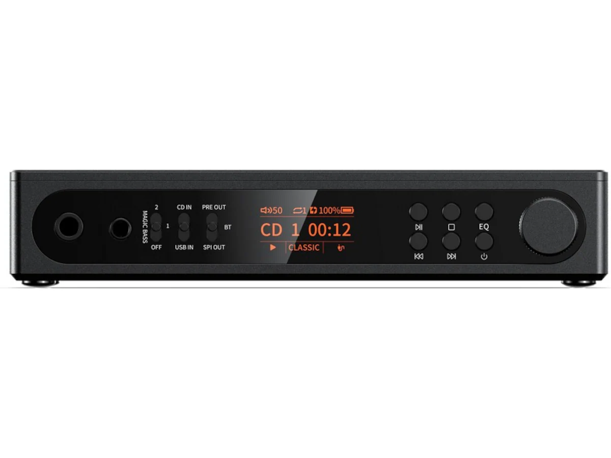 FiiO DM15 R2R CD-spelare med Bluetooth (svart)
