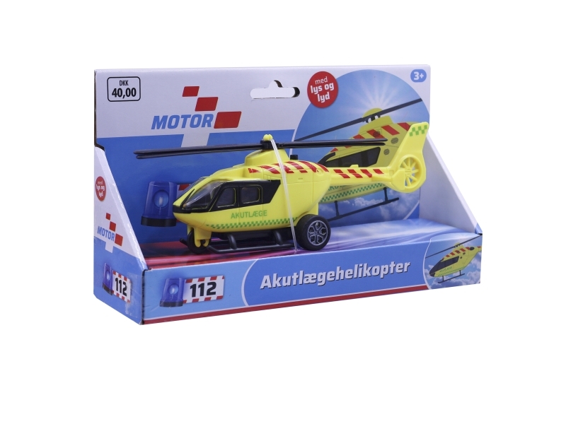 Impulse Toys helikopter akutläkare m/ljus och ljud 20 cm
