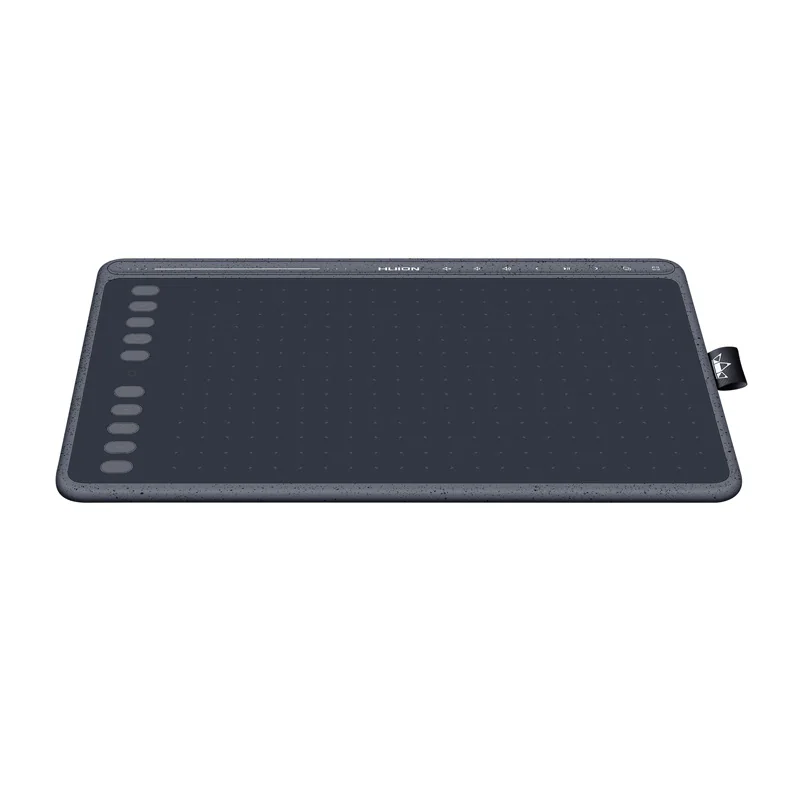 HUION HS611, Kabel, 5080 lpi, 258,4 x 161,5 mm, USB, 1 cm, Svart