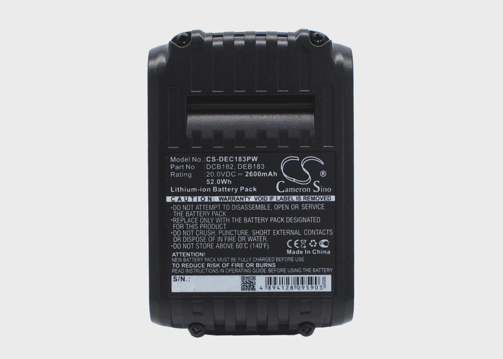 Batteri till Elverktyg för DeWalt DCD740, DCD740B, DCD780 m.fl.