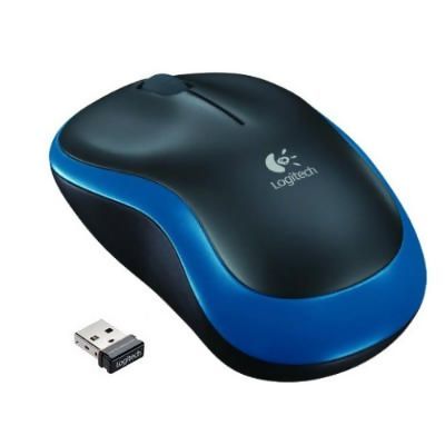 Logitech Trådlös Mus M185 (blå)
