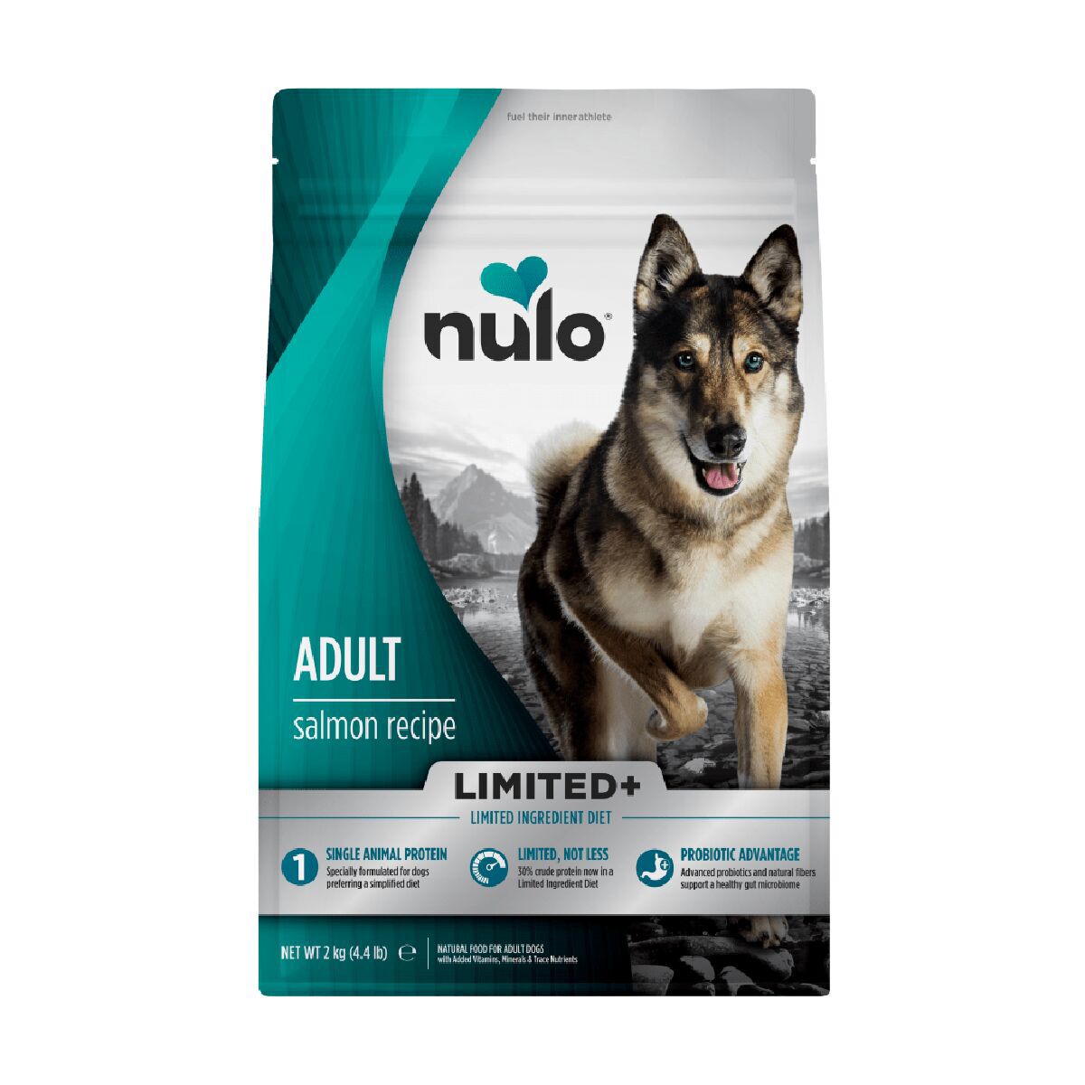 Nulo Limited+ Dog Adult Fresh Salmon Torrfoder till Hund 2kg